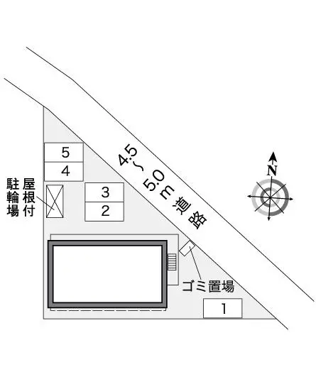 ★手数料０円★厚木市妻田北１丁目　月極駐車場（LP）